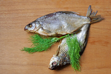 Fish-taranco is on the table.