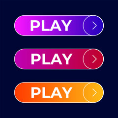 button play gradient set vector
Vector set gradient button