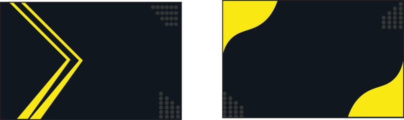 Template of professional business name card