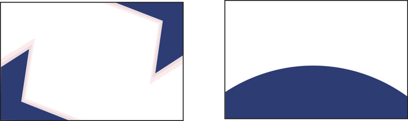 Template of professional business name card