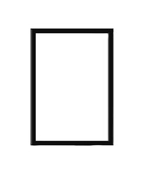 Blank picture frame for photographs. Vector illustration