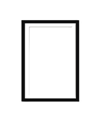 Blank picture frame for photographs. Vector illustration