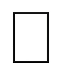 Blank picture frame for photographs. Vector illustration
