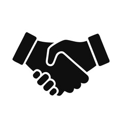 Handshake icon. Vector illustration