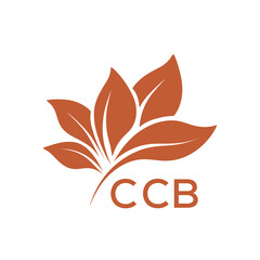 CCB Elegant Minimal Leaf Logo Design , CCB Later Logo, Clean Botanical Logo Design, Eco Friendly Business Logo Vector.
