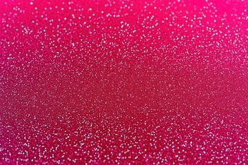 Sparkling Fuchsia Surface Texture with Scattered White Bokeh Lights Effect