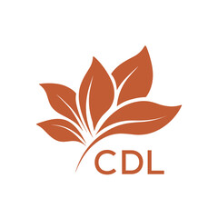 CDL Elegant Minimal Leaf Logo Design , CDL Later Logo, Clean Botanical Logo Design, Eco Friendly Business Logo Vector.
