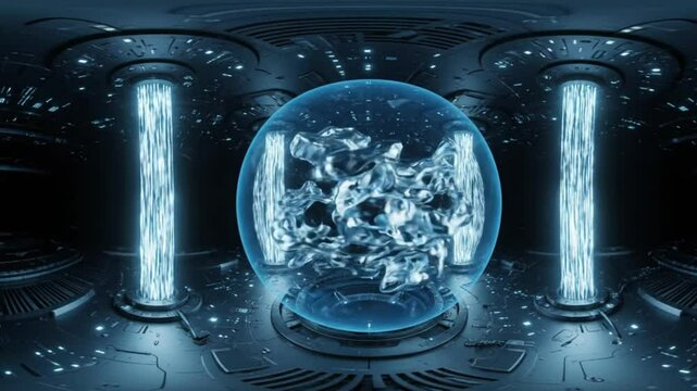 Molten AI Intelligence: Dynamic Data Flow in Anti-Gravity Containment