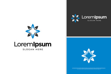 Luxury mandala logo design concept, Flower logo, Beauty or spa logo template
