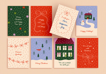 Holiday Greeting Card Layouts