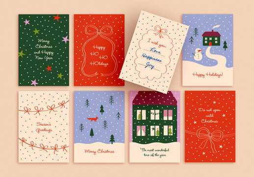 Holiday Greeting Card Layouts