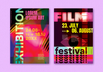 Colorful Eye-Catching Event Poster Layouts