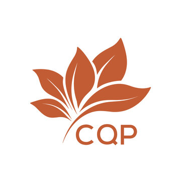 CQP Elegant Minimal Leaf Logo Design , CQP Later Logo, Clean Botanical Logo Design, Eco Friendly Business Logo Vector.
