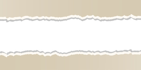 Fototapeta premium vintage ripped paper background, Torn paper boader