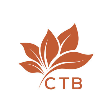 CTB Elegant Minimal Leaf Logo Design , CTB Later Logo, Clean Botanical Logo Design, Eco Friendly Business Logo Vector.

