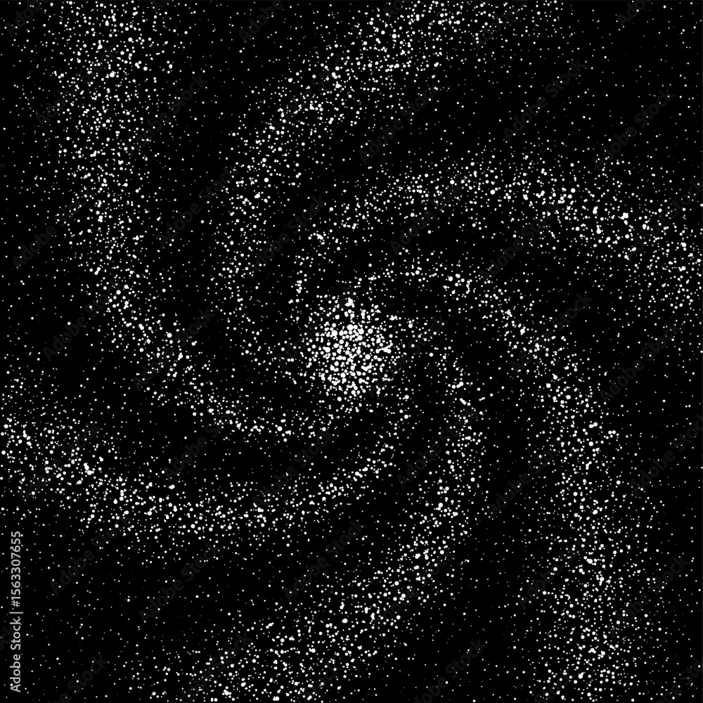 Aufkleber abstract art background with dotted spiral. stipple effect with chaotic noise. white shape on the bl