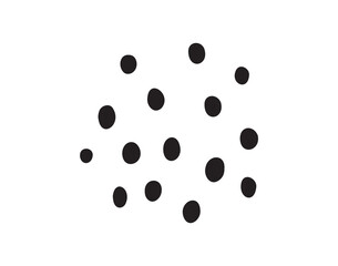 Abstract scattered dots pattern for background or texture design