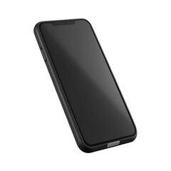 3D smartphone mockup in black color