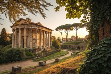 Obraz premium pavilion in the park