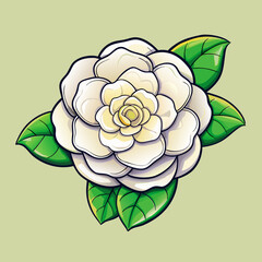 vector rose flower