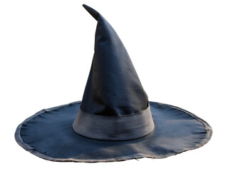   bent tip witch hat isolated on white background PNG, ai generated