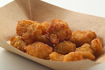 Fast food fried chicken popcorn