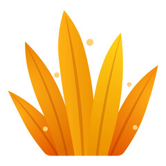 Vector cartoon image of magical plants and flowers. Concept of magical plants for potion making and witchcraft. Magic forest. Element for your design