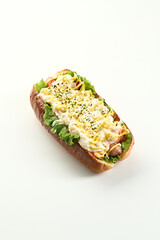 Western fast food American hot dog bun