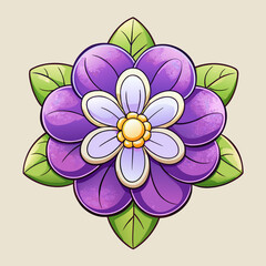vector illustration of a lotus flower
