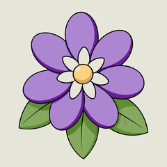 vector illustration of a lotus flower