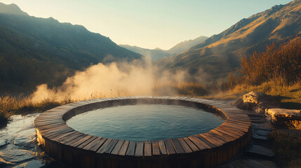 lake in the morning