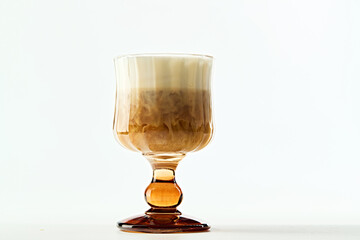 American style iced coffee with cream