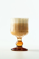 American style iced coffee with cream