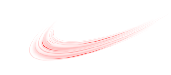 Glowing purple wave with red light streak, motion blur, and laser trail. Futuristic vector design for banner, web template, or wallpaper with bright effect and dynamic composition.