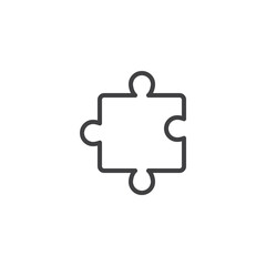 Puzzle Piece line icon
