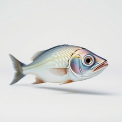 Fototapeta premium fresh fish on a white background