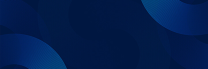 modern blue background with curved and overlapping blue gradient lines, vector