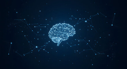 AI Technology Background Design: Futuristic Digital Intelligence