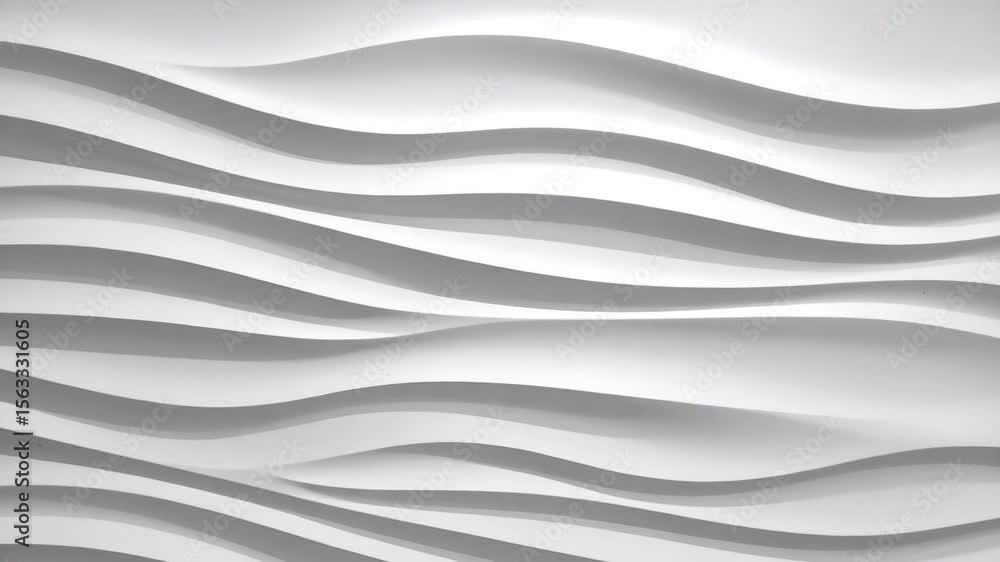 Poster abstract wave pattern background in white and gray