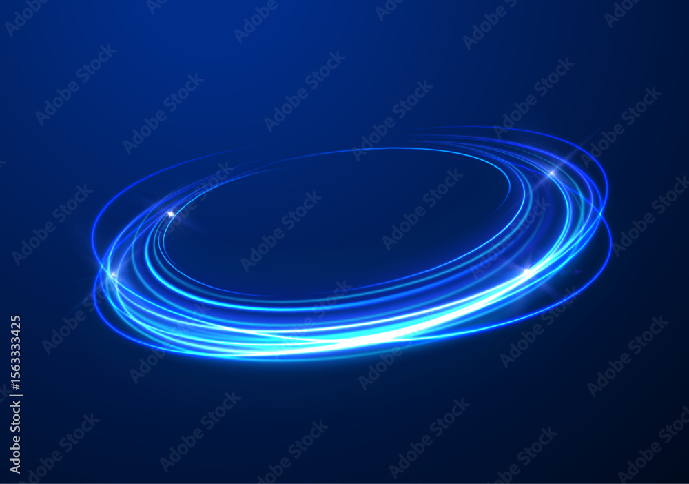 Poster png circle movement neon sparkle rotation background wave trace light ellipse glow brilliant dynamic