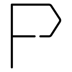 Personal Places Location Map Line Icon