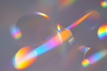 Colorful Light Reflections with Circular Shapes