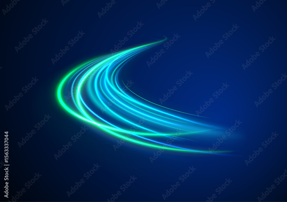 Poster png vector energy magic sparkle light background curve neon bright swirl dynamic glow tornado flash 