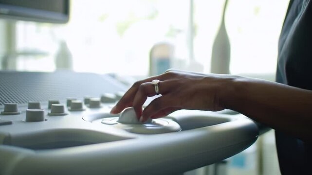 Ultrasound Machine Operation: Medical Technology in Action