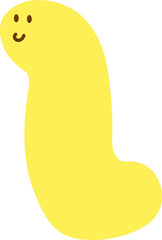 애벌레 캐릭터 일러스트