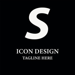 letter s initial logo icon design template elegant modern luxury