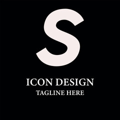Creative letter S logo design