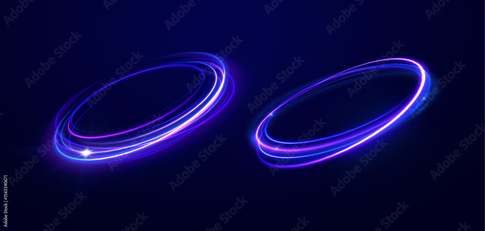 Poster png spin neon sparkle bright background magic twirl light abstract vector motion wave glow curve por