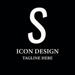 Letter S logo vector Simple Elegant Letter S Logo Design