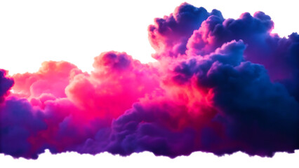 Fototapeta premium spectacular natural phenomenon vibrant colorful isolated on a white background PNG, ai generated